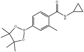 N-Cyclopropyl-2-methyl-4- (4,4,5,5-tetramethyl-1,3,2-dioxaboran-2-yl) benzamide