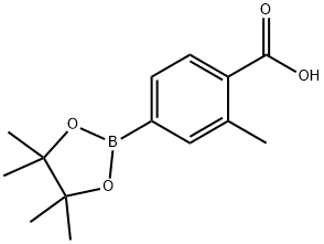 2-methyl-4- (4,4,5,5-tetramethyl-1,3,2-dioxaborocyclopentan-2-yl) benzoic acid