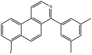 4- (3,5-dimethylphenyl) -7-fluorobenzo [f] isoquinoline