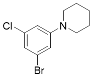 1- (3-bromo-5-chlorophenyl) piperidine