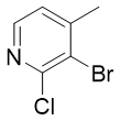 3-bromo-2-chloro-4-methylpyridine