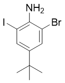 2-bromo-4-tert-butyl-6-iodoaniline