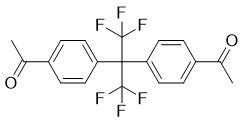 2,2-bis (4-acetylphenyl) hexafluoropropane