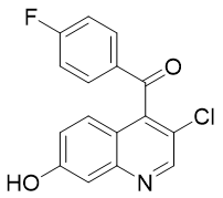 (3-chloro-7-hydroxyquinolin-4-yl) (4-fluorophenyl) ketone